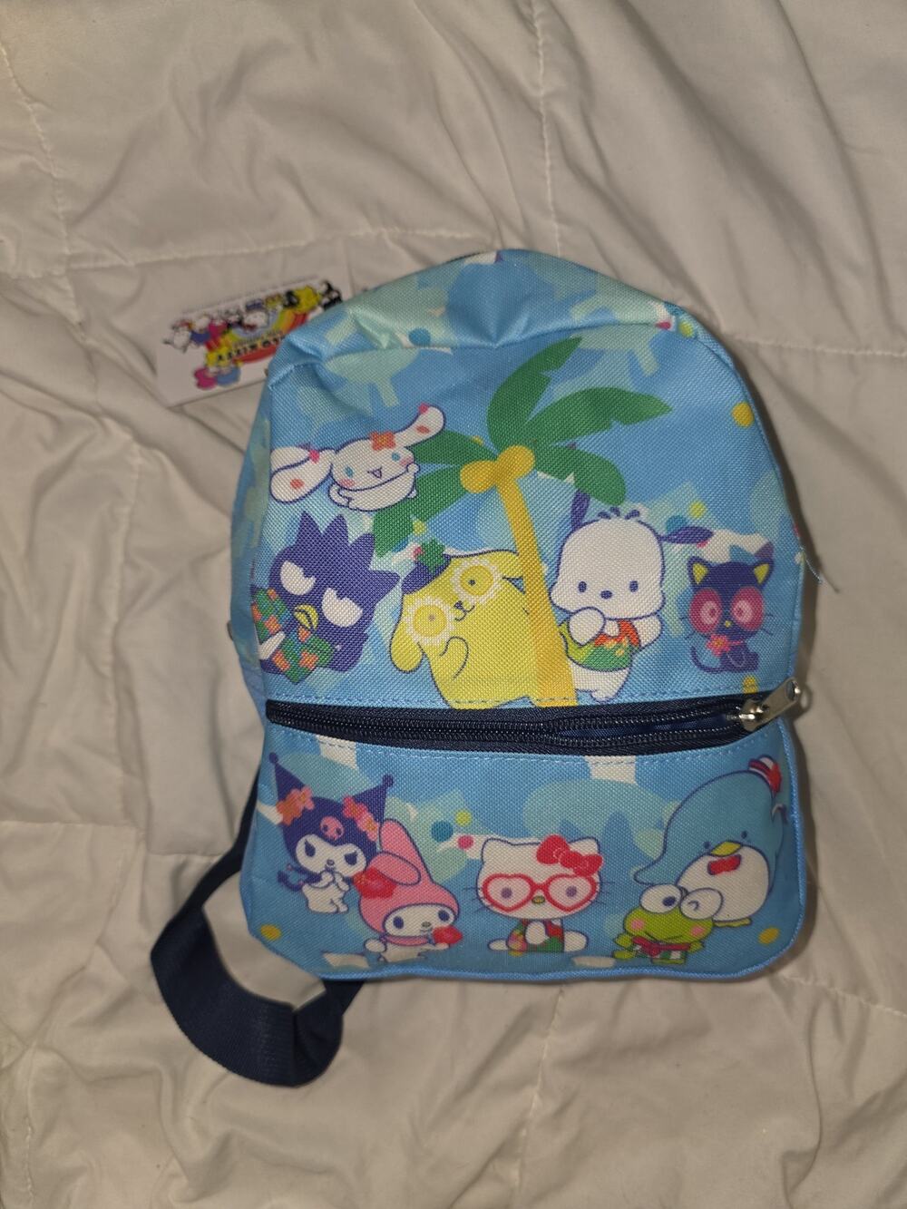 New nwt Sanrio hello kitty character print mini backpack bookbag purse bag!